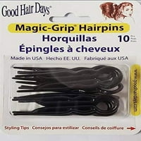 Дни на добри коси на комплект магически захранващи щифтове за коса - черно