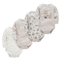 TRAExpress Baby Girl Sleepsuits Pajamas Baby Jumpsuits Newborn Romper Roupa De Bebes Long Sleeve Autumn Clothes Sleepwear