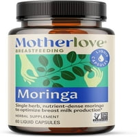 Motherlove Moringa, добавка за едно херб за лактация, течни капачки