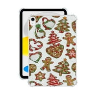 Съвместим с iPad Mini Phone Case, Коледно-бял- Случаен силиконов защитен за тийнейджър момиче момче за ipad mini 1