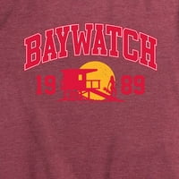 Baywatch - Колегиално лого на Baywatch - Графична тениска с къс ръкав