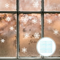 Чаршафи коледни стикери за сняг декоративен стикер декор стъкло стикери