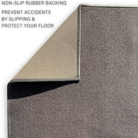 Персонализиран размер бегач килим Плътен дизайн тъмно сив цвят или широк Изберете Вашата дължина нехлъзгава гумена подложка стълбище бегач