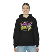 Тениска на FamilyLoveshop LLC Mardi Gras, тениска на двойка Mardi Gras, мазнина вторник риза, риза на светци, мъже жени графична качулка