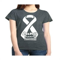 Кратка ръкав за тениска за жени - рак на белите дробове