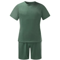 мъжки Къси Комплекти, мъжки ежедневни тениски с къс ръкав и спортни шорти комплект